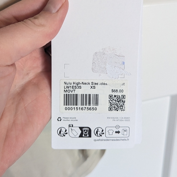 Lululemon NWT Wundermost Nulu High Neck Sleeveless Bodysuit - Mojave Tan sz XS - Picture 4 of 6